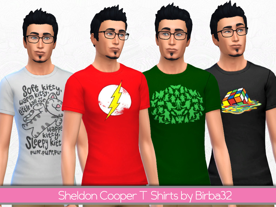 The Sims Resource - Sheldon's T Shirts