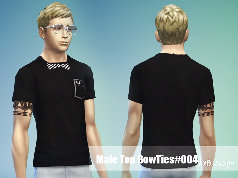 The Sims Resource - ShirtTeeShort Set Bowties#001