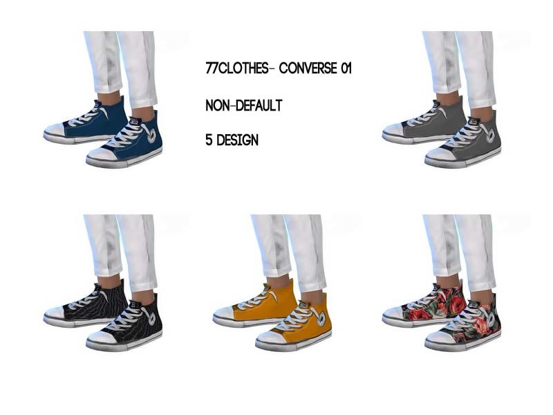 The Sims Resource - 77clothes- converse