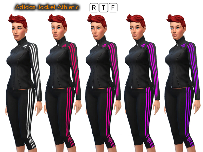 The Sims Resource - Adidas jacket athletic
