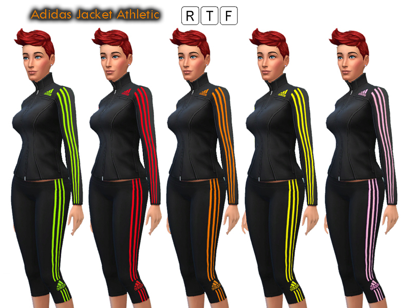 The Sims Resource - Adidas jacket athletic