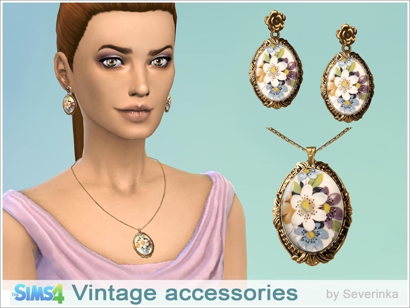 The Sims Resource - Vintage Accessories set 01