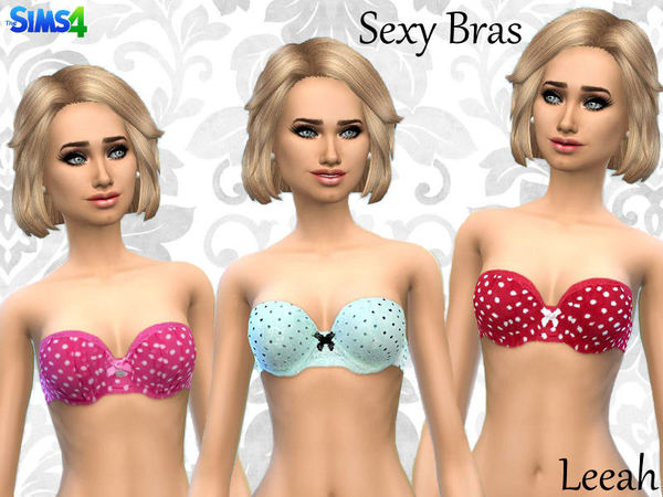 The Sims Resource Sexy Underwear Strapless Bra 8880