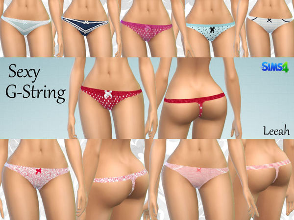 The Sims Resource - Sexy Underwear G-String