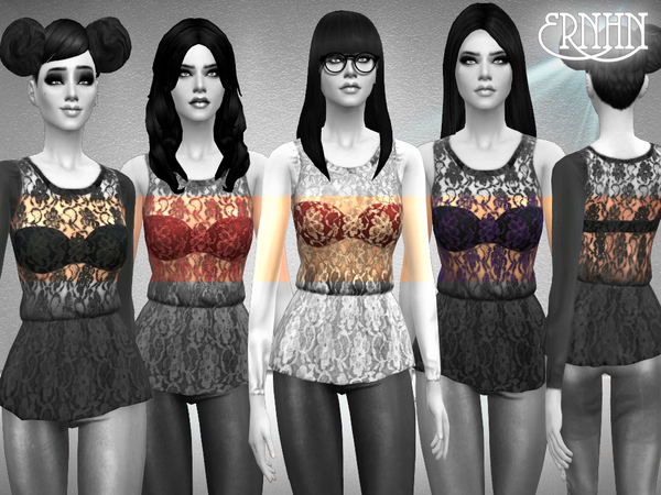 The Sims Resource - Bra for Transparent Tops