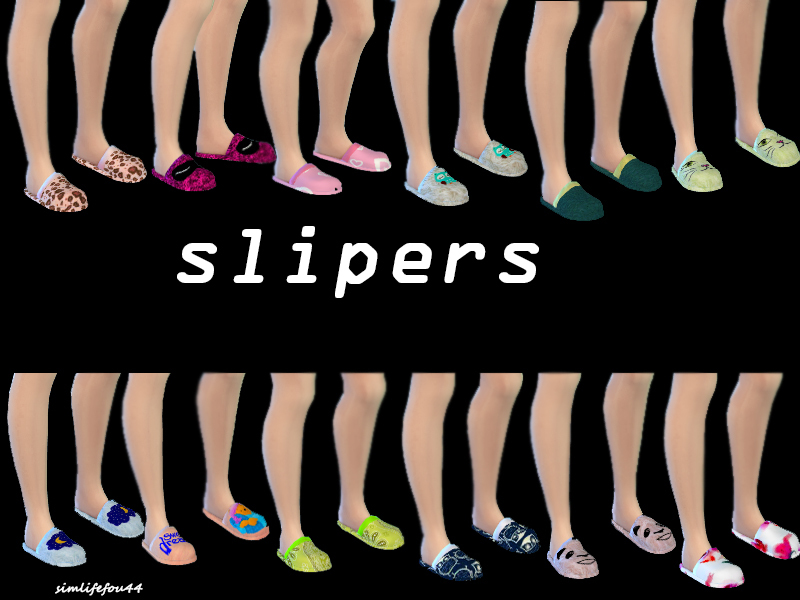 The Sims Resource - Lazy day slippers