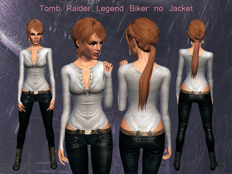 The Sims Resource - Tomb Raider Legend: Biker No Jacket