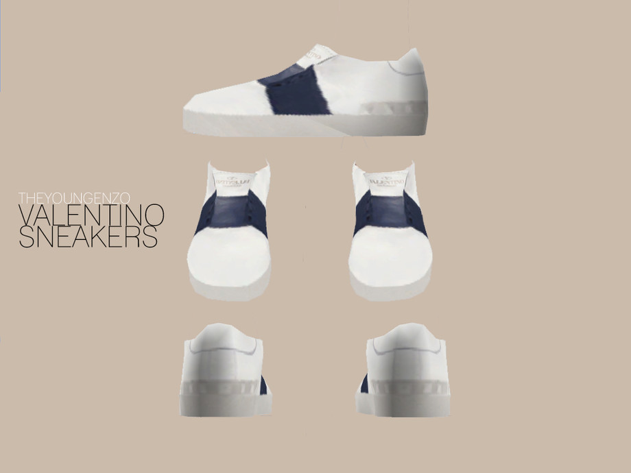 The Sims Resource - VALENTINO SNEAKERS