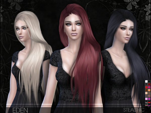 The Sims Resource - Stealthic - Eden (Female Hair)