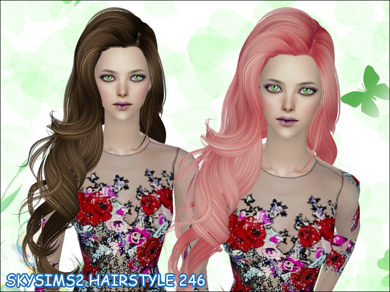 The Sims Resource - skysims hair 246 Mesh