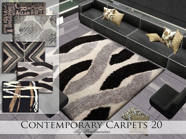 The Sims Resource - Contemporary Carpets 20