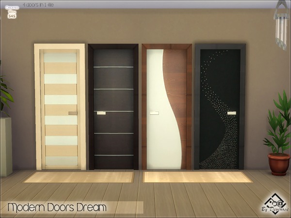 The Sims Resource - Modern Doors Dream