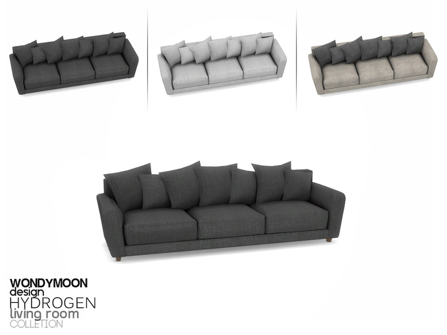 The Sims Resource - Hydrogen Sofa