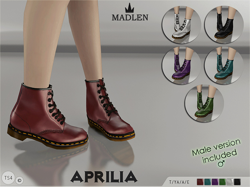 The Sims Resource - Madlen Aprilia Boots