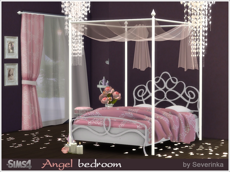 The Sims Resource - Romantic bedroom Angel