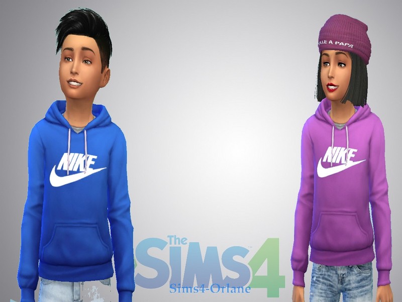 The Sims Resource - Sweater NIKE enfant
