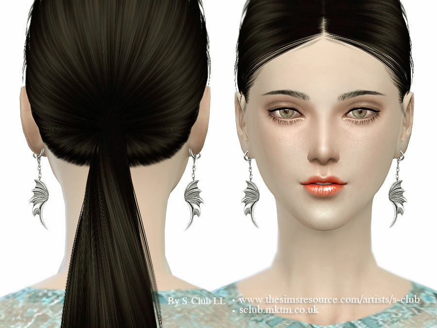 The Sims Resource - S-Club LL ts4 earring 01(m&f)