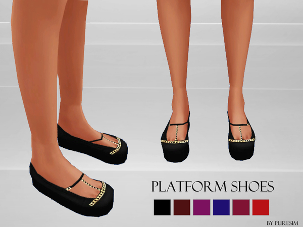 The Sims Resource - Platform Shoes