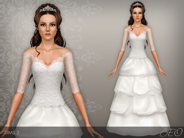 The Sims Resource - Wedding dress 37