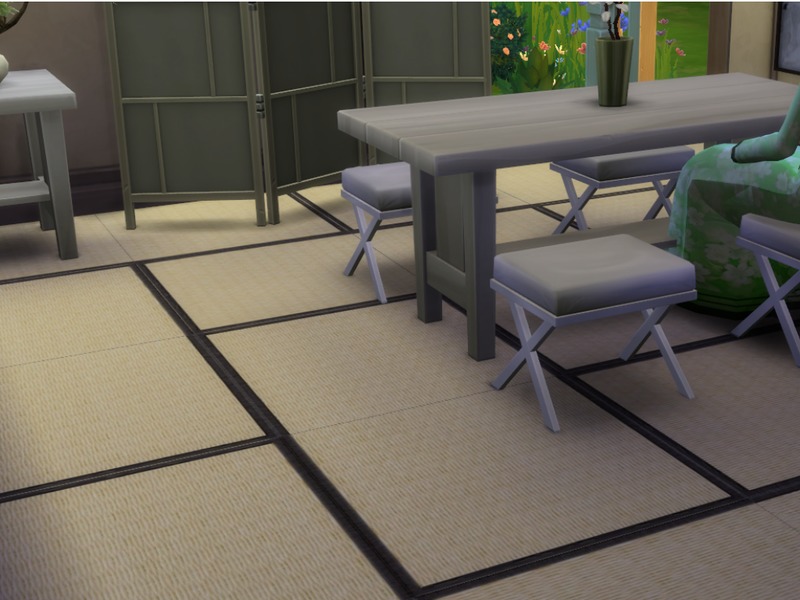 The Sims Resource - Japanese Tatami Flooring