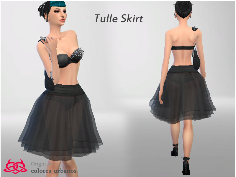 The Sims Resource - tulle skirt