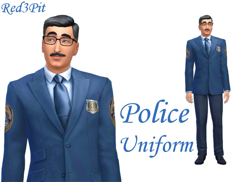 The Sims Resource - Police Uniform