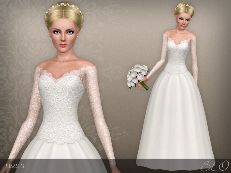 The Sims Resource - Wedding dress 39