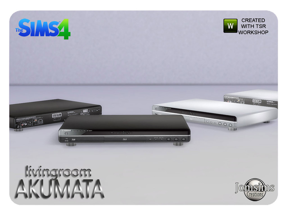 The Sims Resource - Akumata deco dvd player