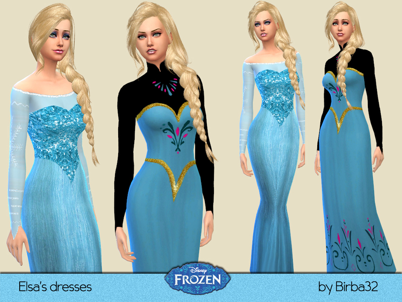 The Sims Resource - Frozen - Elsa's dresses