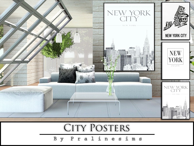 The Sims Resource - City Posters