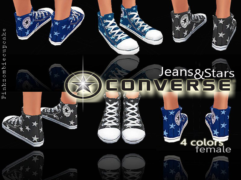 The Sims Resource - Converse Jeans&Stars