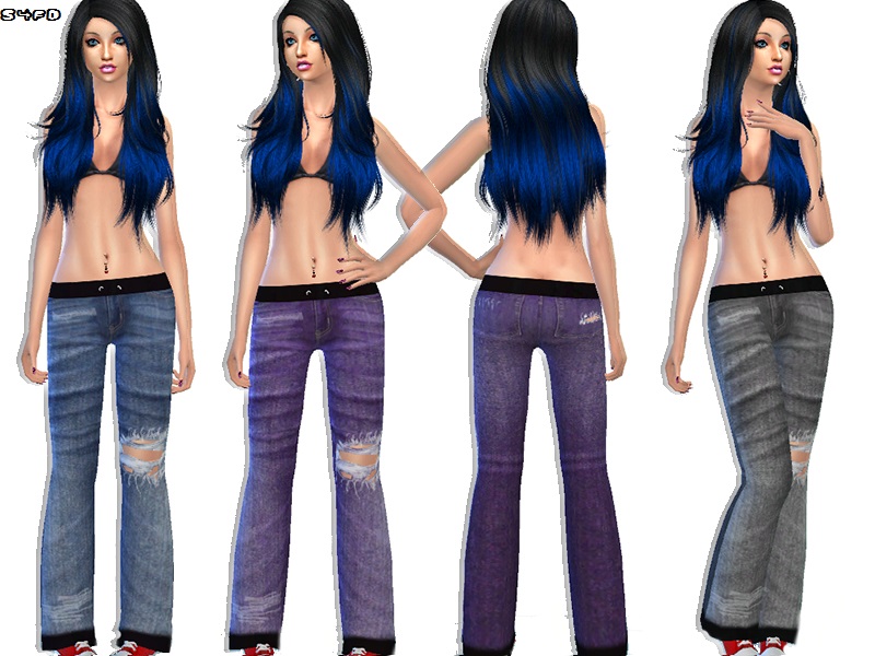 The Sims Resource - Baggy jeans