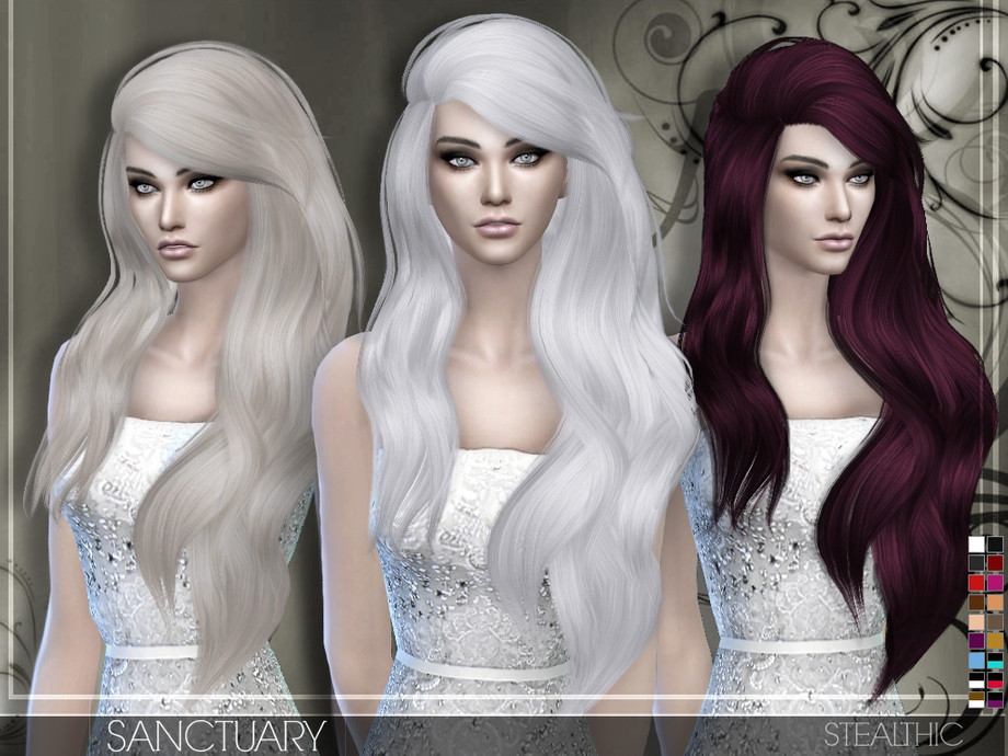 The Sims Resource - Stealthic - Sanctuary (Female Hair)