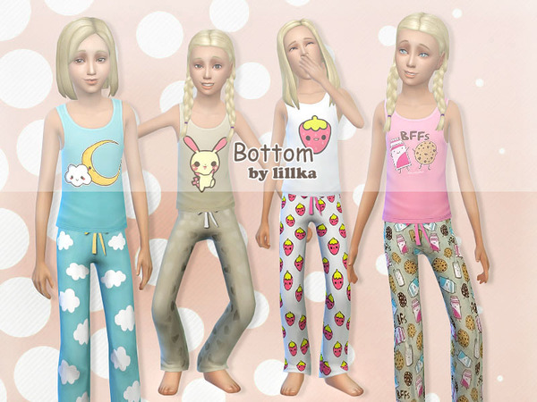 The Sims Resource - Sleepwear Collection 01 - Bottom