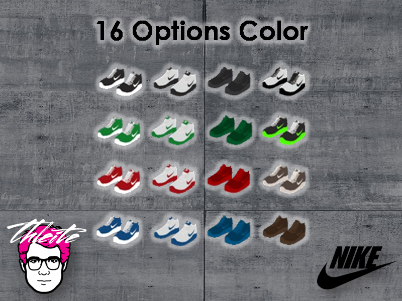 The Sims Resource - Nike SB Girls Shoes