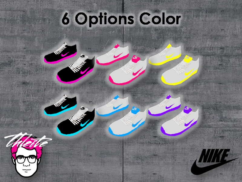 The Sims Resource - Nike SB Girls Shoes (V2)