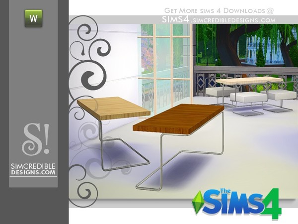 The Sims Resource - Finding Grace 2x1 dining table