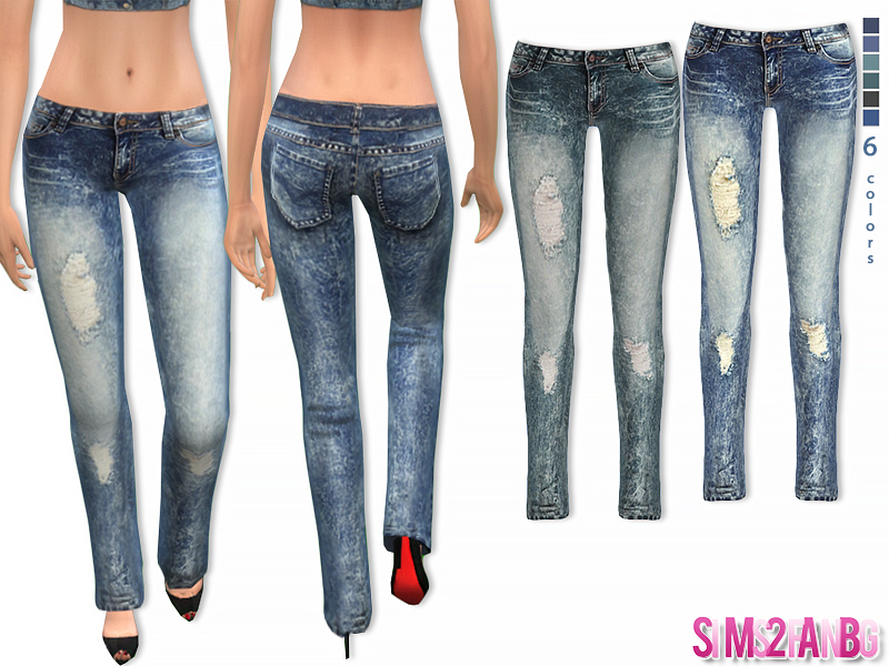 The Sims Resource - 47 - Female skinny jeans
