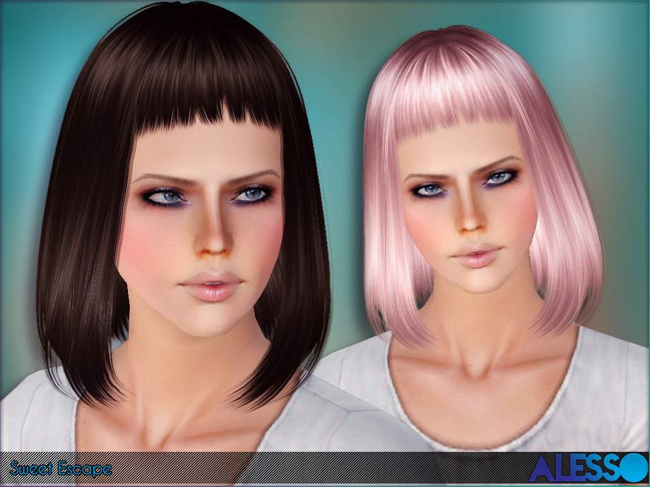 The Sims Resource - Anto - Sweet Escape (Hair)