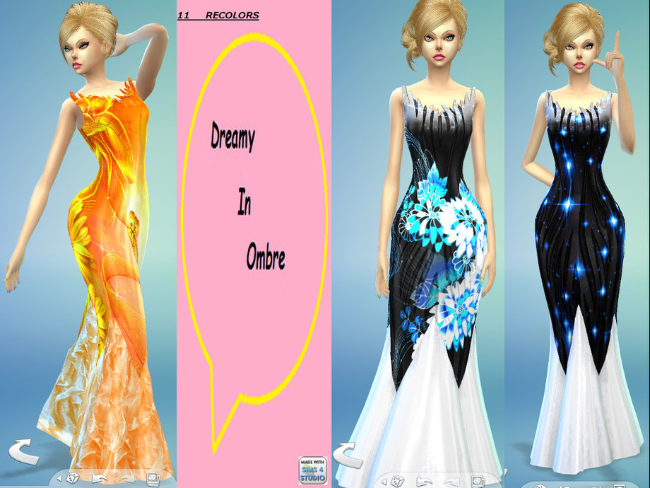 The Sims Resource - Dreamy In Ombre - Luxury Party stuff pack needed