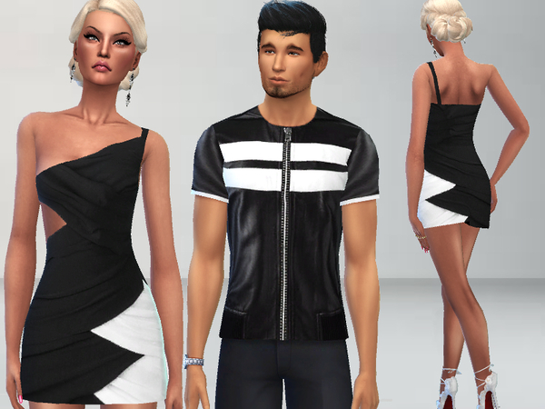 The Sims Resource - Black and White Outfits