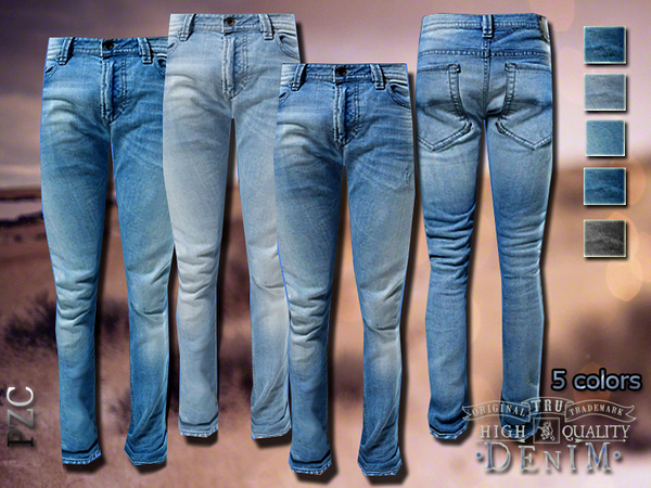 The Sims Resource - Denim Original Male Jeans