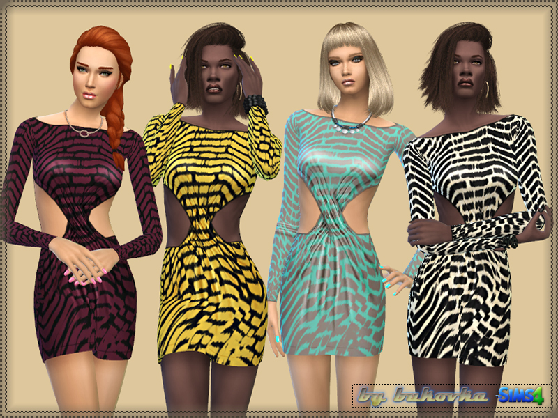 The Sims Resource - Dress Crossed Drapery
