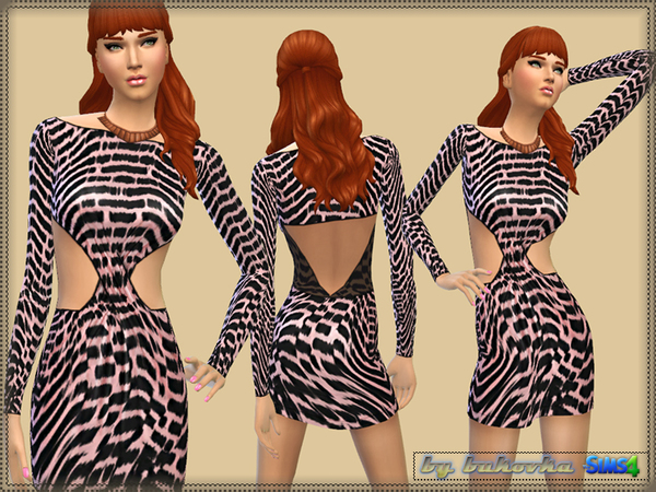 The Sims Resource - Dress Crossed Drapery
