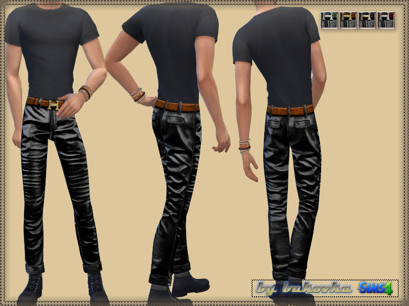 The Sims Resource - Leather Pants