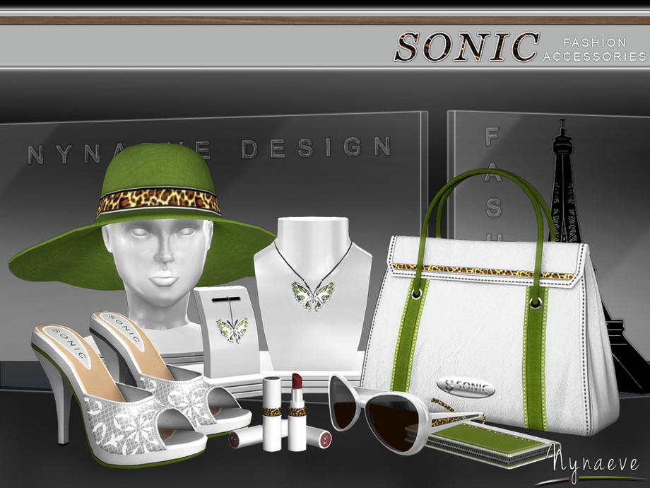 enkel brugerdefinerede Awakening The Sims Resource - Sonic Fashion Accessories