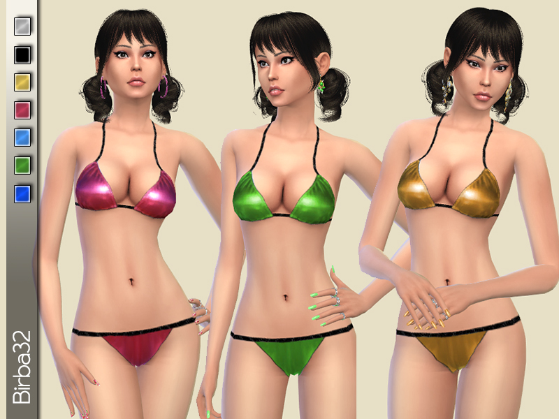 The Sims Resource - Metal bikini