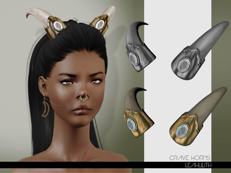 The Sims Resource - LeahLilith Crave Horns