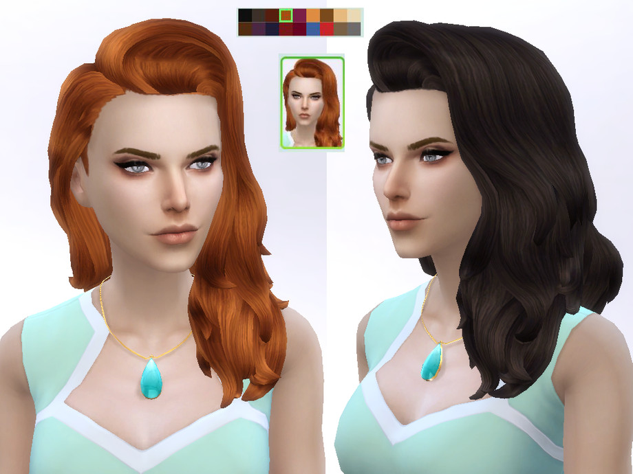 Simsworkshop: Cool Kitchen Stuff - Hair Recolors by asimsfetish - Sims 4  Hairs