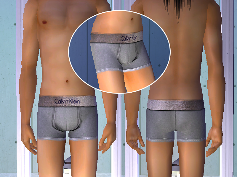 The Sims Resource - Calvin Klein Underwear - Gray